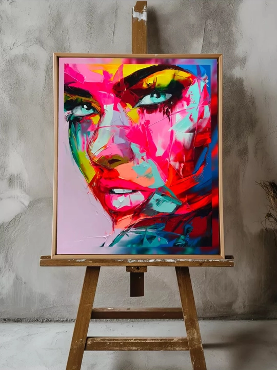 Interyer rasm ARTERY, holstga bosilgan kartina, yog‘och podramnikli poster, 40 × 50 sm