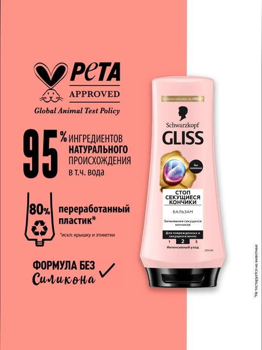 Konditsioner Gliss Kur Split Hair Miracle, 200 ml - 
