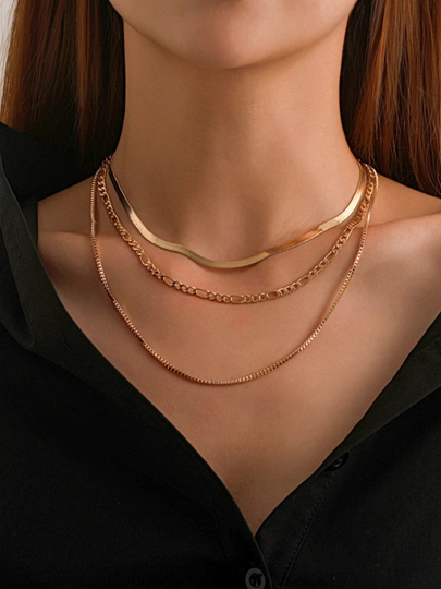 Ожерелье, колье женское, цепочка чокер, кулон на шею — SELEXIS-NECKX-ОРАНЖ