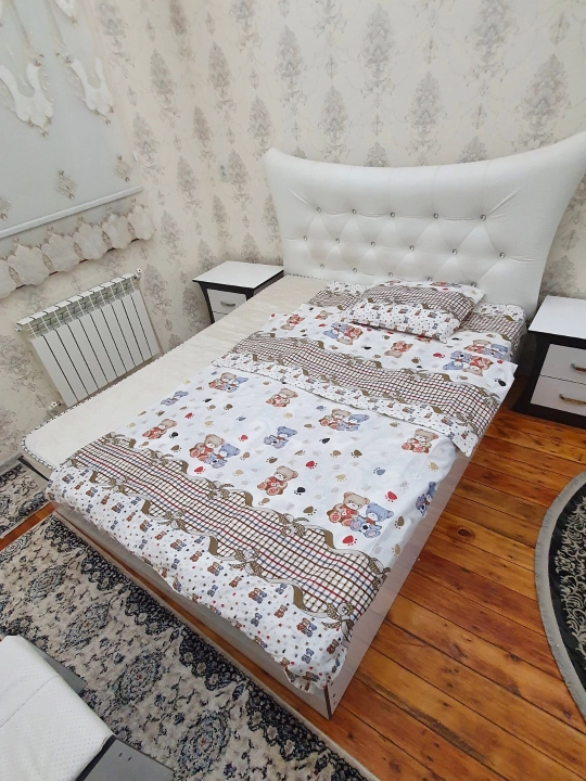 Bolalar choyshabi bir kishilik, eko bambuk, choyshab 1 ta, yostiq jildi 1 ta va ko'rpa jildi 1 ta