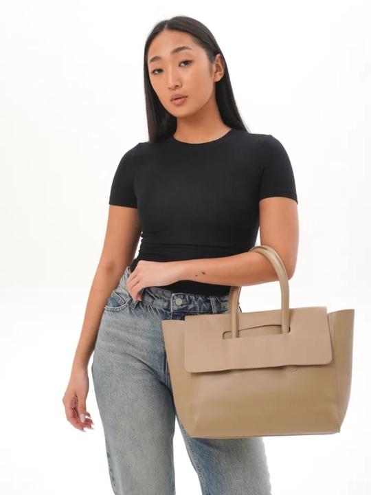Katta yelkali shopper ayollar sumkasi I Ish va o‘qish uchun sig‘imli tout sumkasi