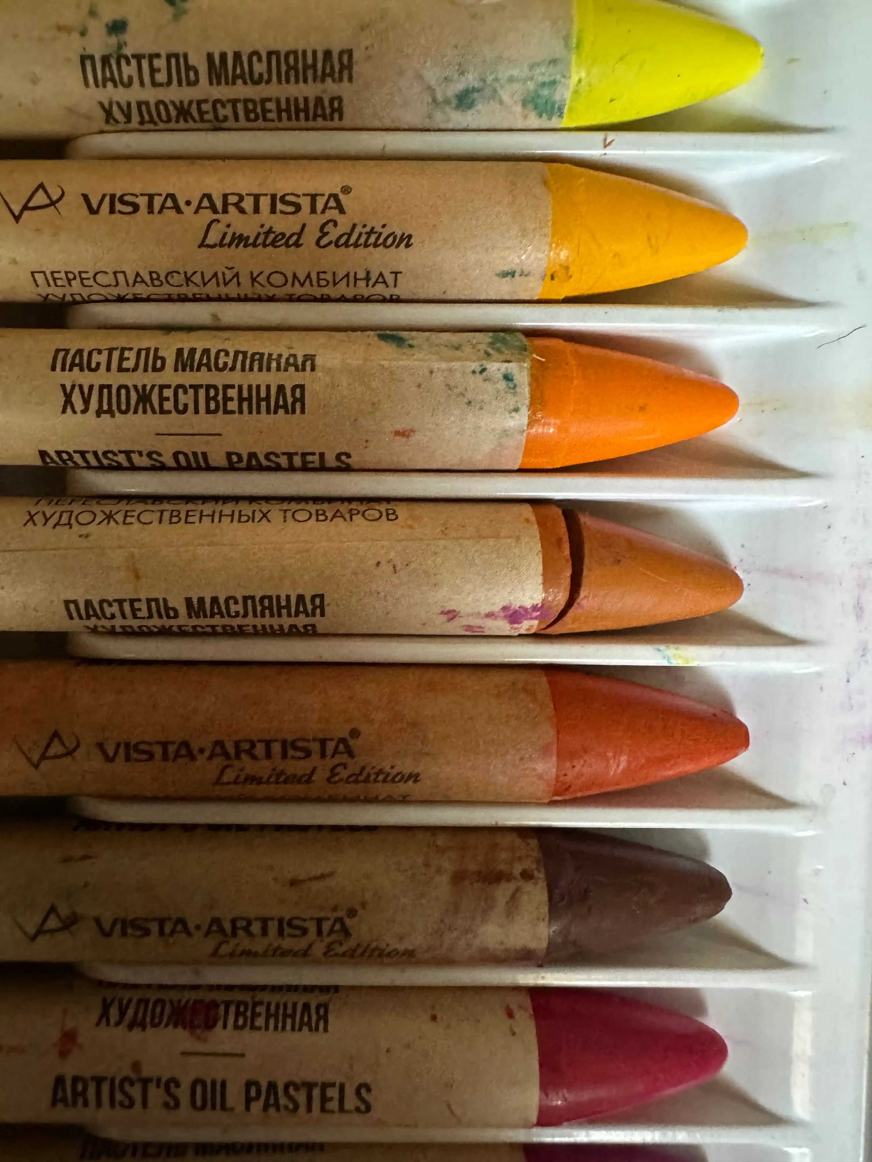Pastel, rangli qalamlar badiiy "VISTA - ARTISTA" Limited edition VAOPL - 24, 24 rang