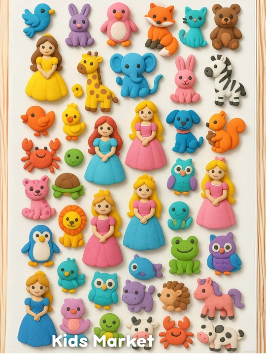 Play-Doh yumshoq plastilin to'plami muzlatilgan, shirinliklarni modellashtirish to'plami
