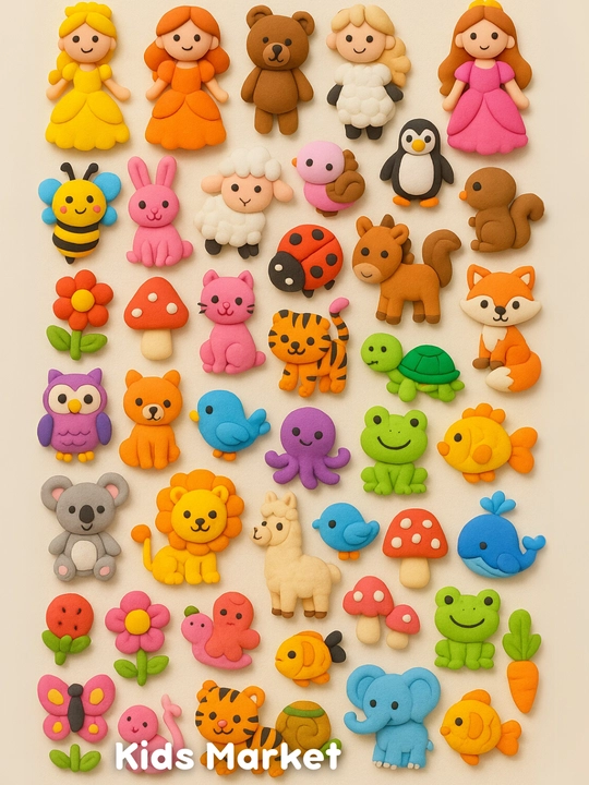 Play-Doh yumshoq plastilin to'plami muzlatilgan, shirinliklarni modellashtirish to'plami