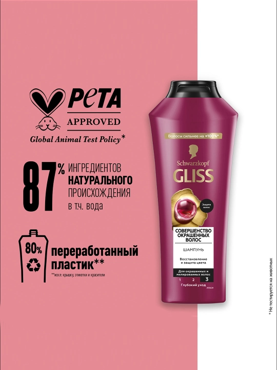 Шампунь Gliss Kur Color Perfector, 400 мл - 