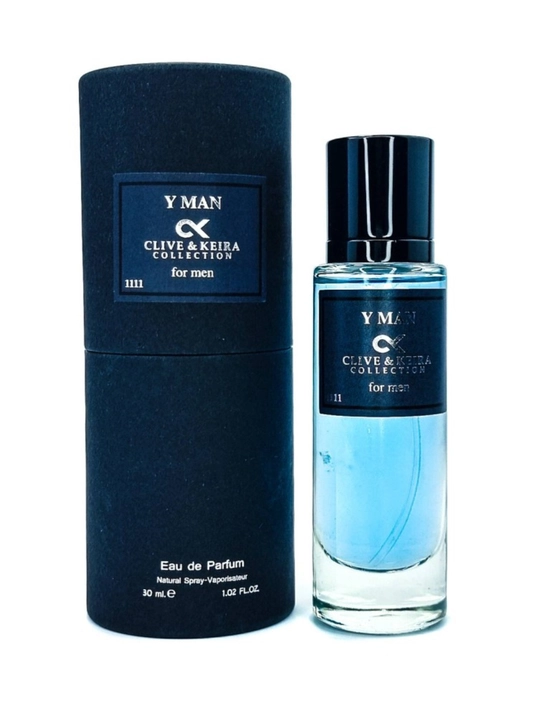 Parfyumlangan suv CLIVE & KEIRA 1111, Yves Saint Laurent Y, erkaklar uchun atir, 30 ml