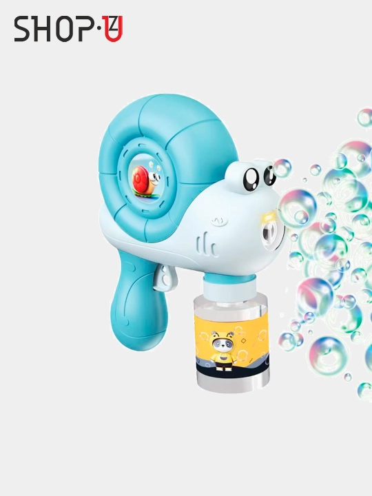 Sovun pufaklari generatori bolalar uchun batareyali sovun pufakchasi BUBBLE GUN