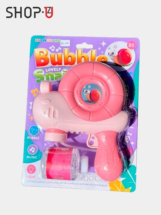 Sovun pufaklari generatori bolalar uchun batareyali sovun pufakchasi BUBBLE GUN