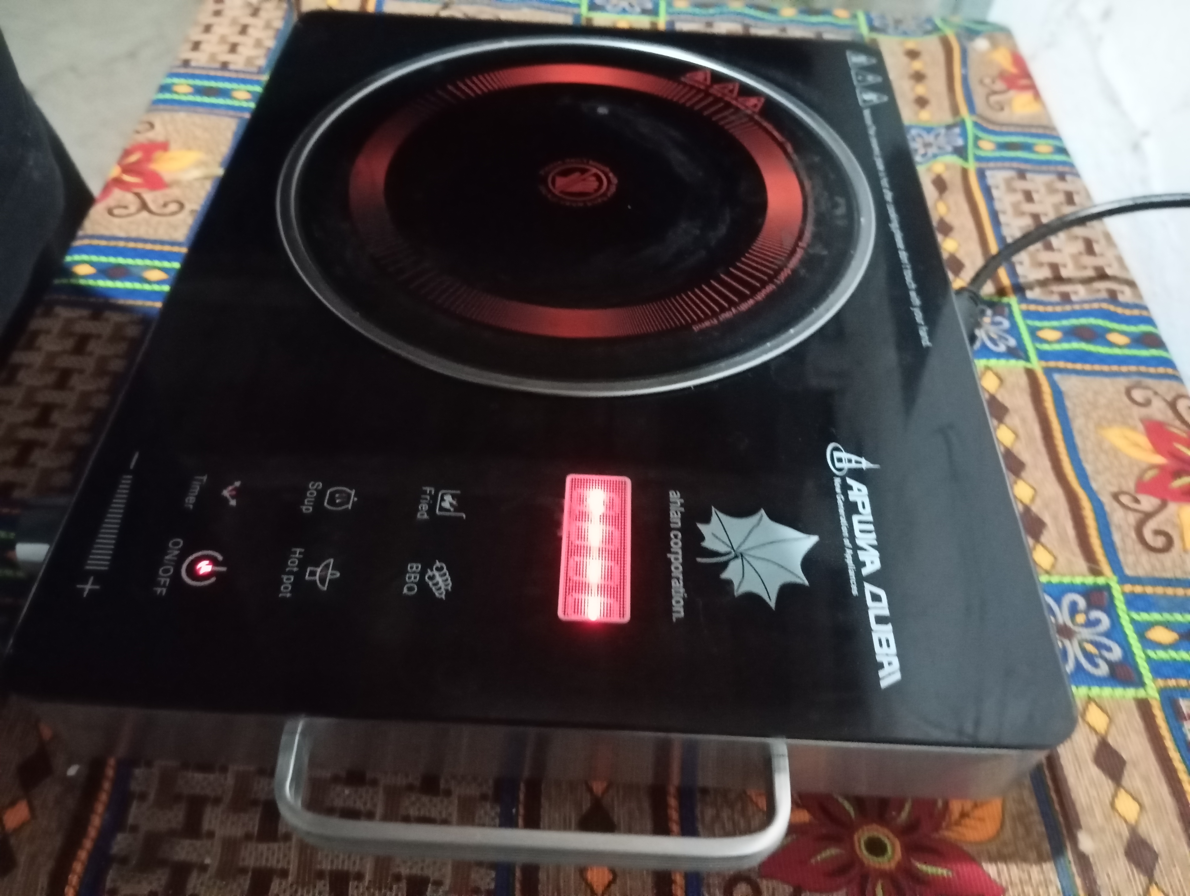 Elektr plita  2 komforkalik  stol usti plitasi , shisha keramika 3500 W
