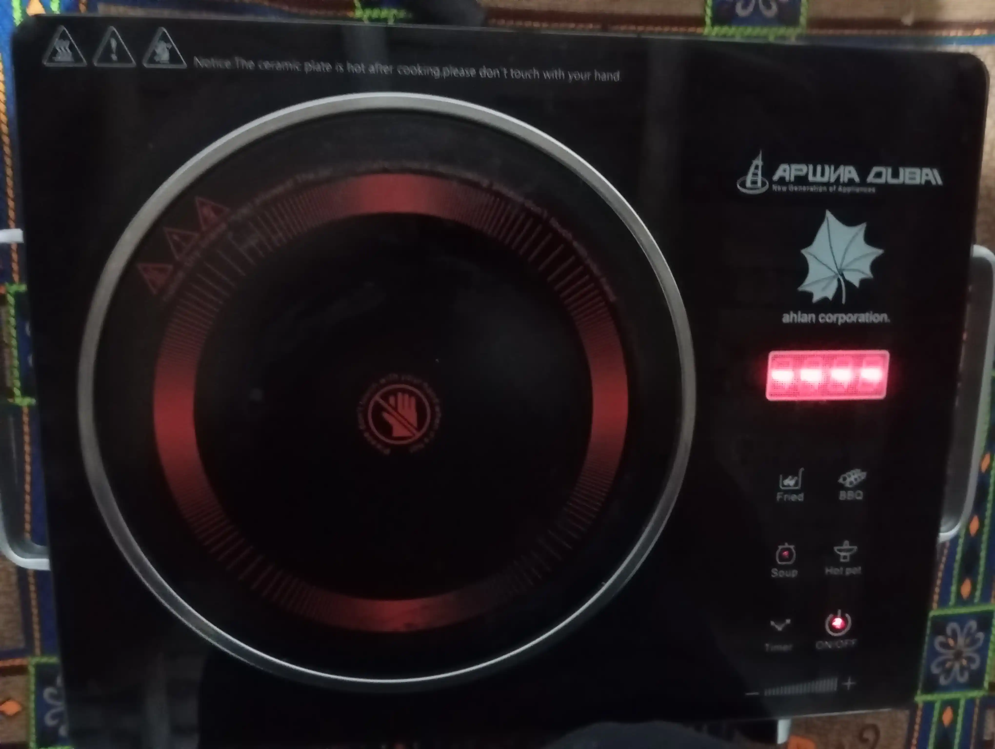 Elektr plita  2 komforkalik  stol usti plitasi , shisha keramika 3500 W