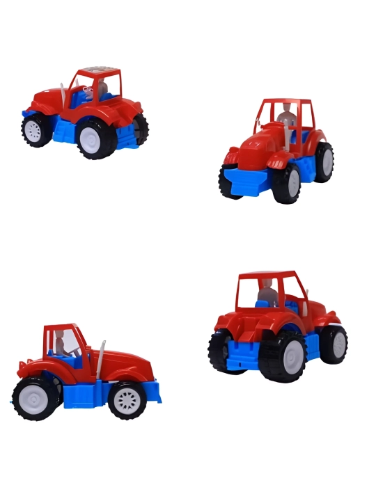 Игрушечный трактор для детей, пластиковая машинка 15×9×11 см, 3+