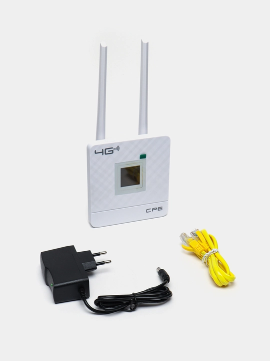 4G LTE Wi-Fi роутер с SIM-картой и двумя антеннами — до 150 Мбит/с