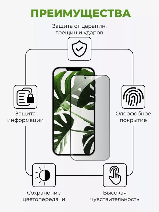 Himoya oynasi Tempered iPhone XS, 11, XR, 12, 13, 14, 15, Pro, Pro Мax uchun