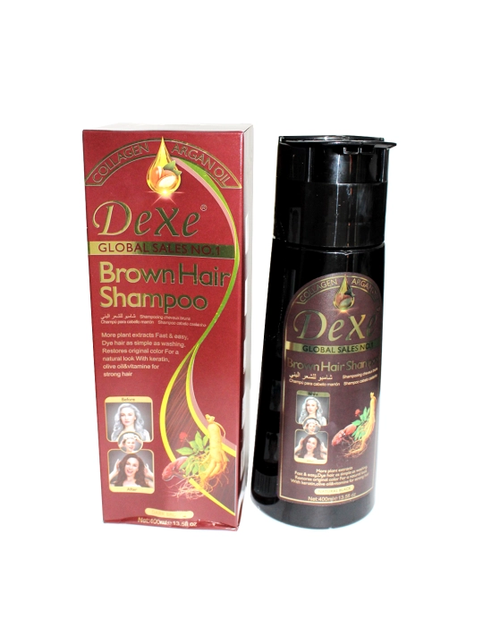Shampun Dexe, soch bo'yog'i, oq sochlarni bo'yash uchun, 400 ml