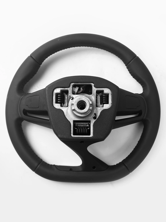 Руль для всех автомобилей, кожаный, универсальный, Spark, Damas, Nexia1,2,3,Gentra,Lacetti