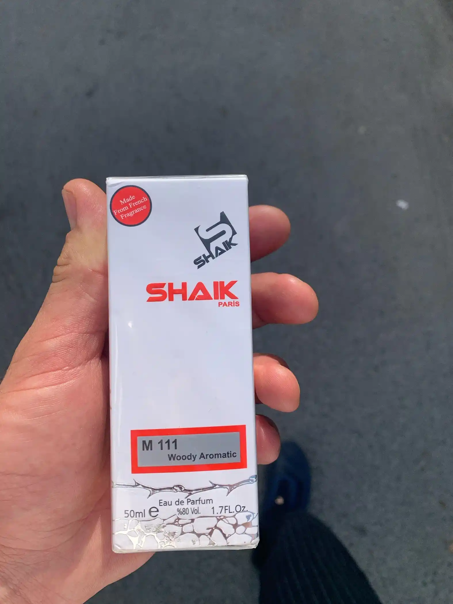 Parfyumlangan suv SHAIK 111, Lacoste L.12.12,  erkaklar uchun atir, 50 ml