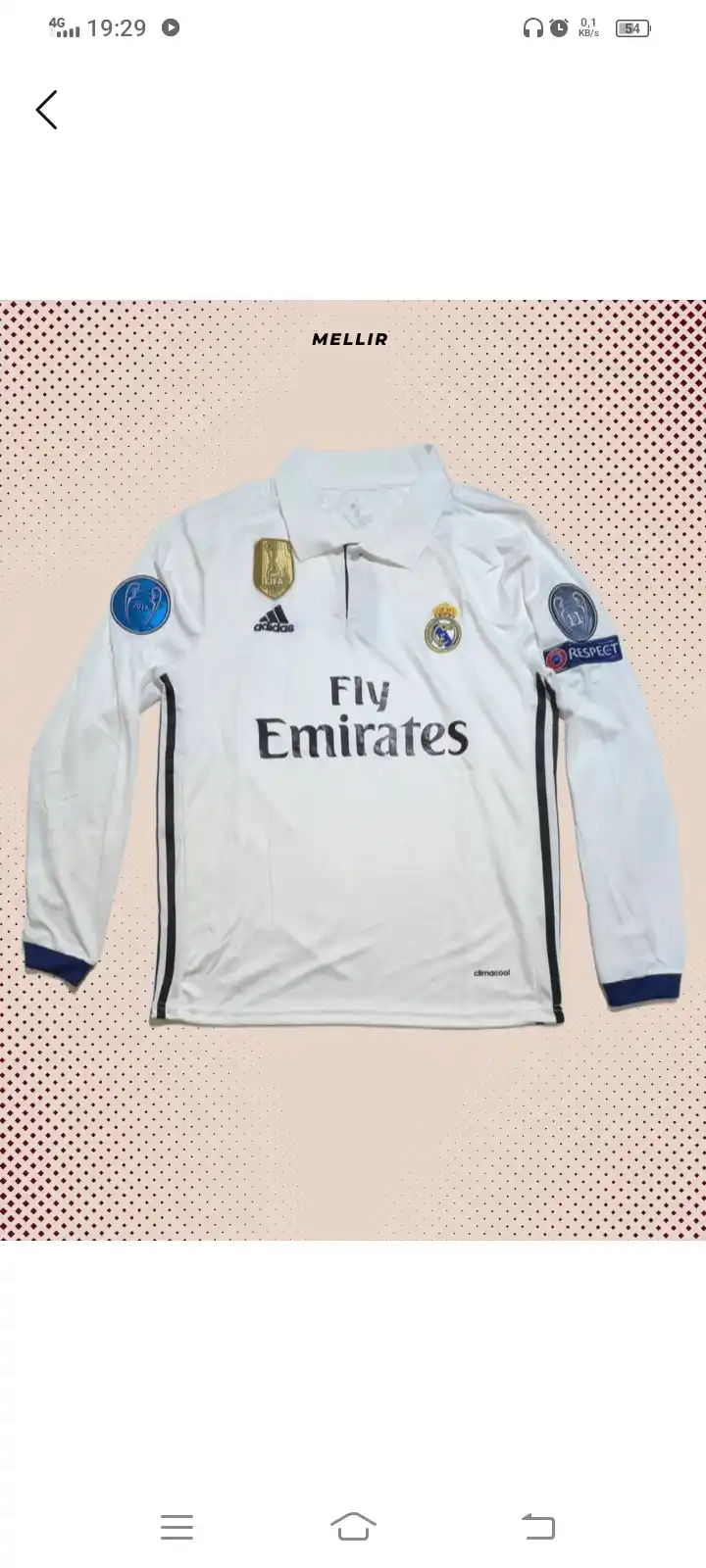 Футбольная ретро форма Real Madrid -Белая легенда