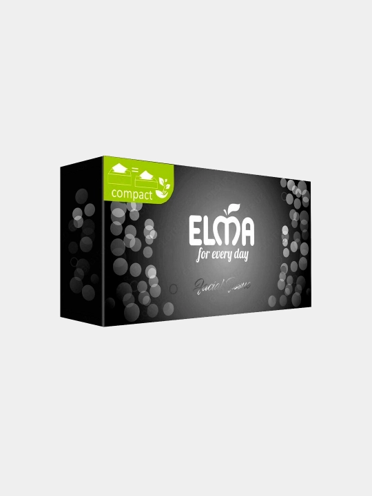 Salfetkalar Elma V, quti idishda, 90 dona