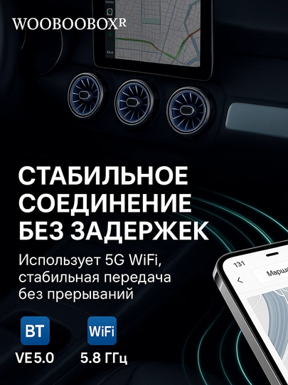 Simsiz CarPlay va Android Auto adapter avtomobil uchun, USB Wireless CarPlay 6