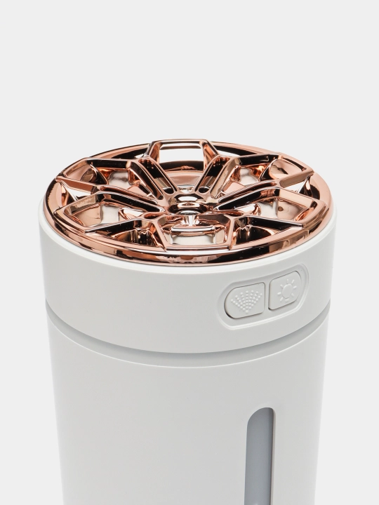 Uy, ofis, avtomobil uchun Humidifier, yoritgichli havo namlagich, stol ustiga