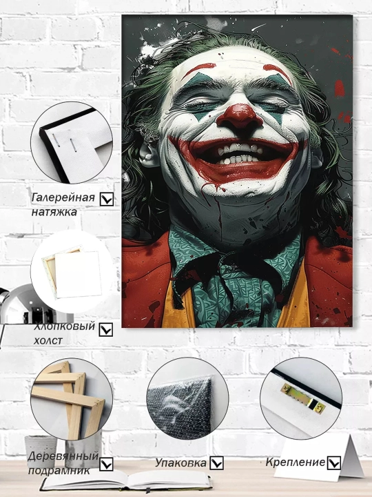 Interyer rasm ARTERY, holstga bosilgan kartina, yog‘och podramnikli poster, 40 × 50 sm