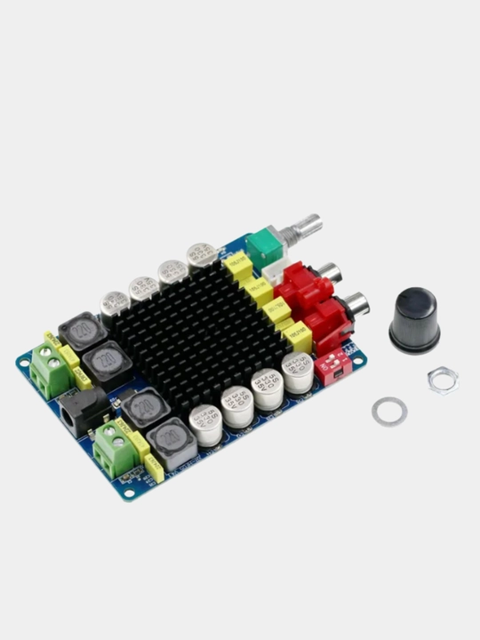 TDA7498 2×100 Vt kuchli stereo kuchaytirgich moduli, DC 15–34V, 8 Ohm uchun