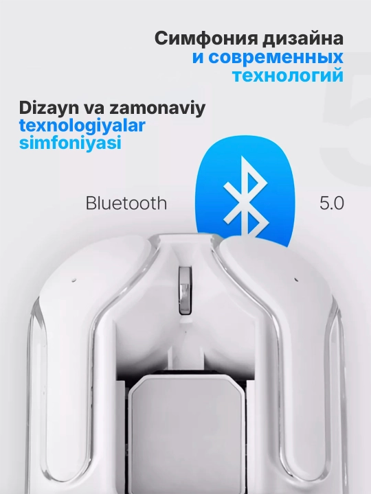 Air 31 simsiz quloqchinlar - displey, mikrofon va shovqinni bostirish funksiyasi bilan