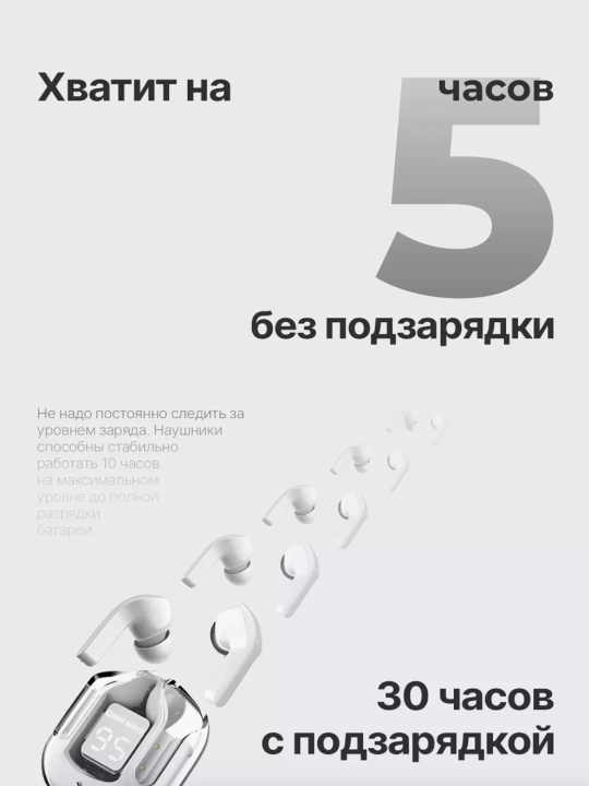 Air 31 simsiz quloqchinlar - displey, mikrofon va shovqinni bostirish funksiyasi bilan