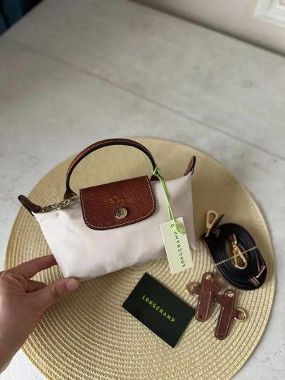 Сумка женская, в стиле мини Longchamp Le Pliage, компактная сумка-косметичка, через плечо — SGSTORE-LONGCHA-СЛНКОСТ