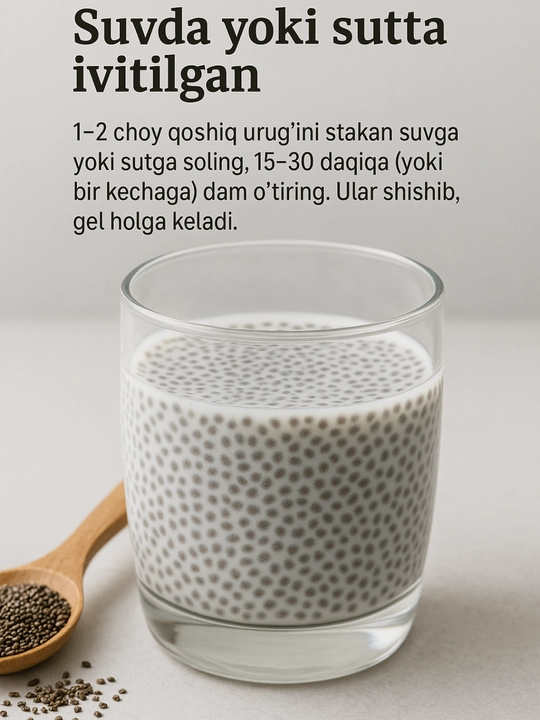 Tabiiy chia urug'lari 100 va 200 g