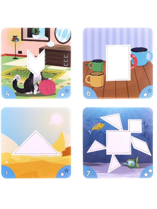 O'quv boshqotirma o'yini "Tangram"