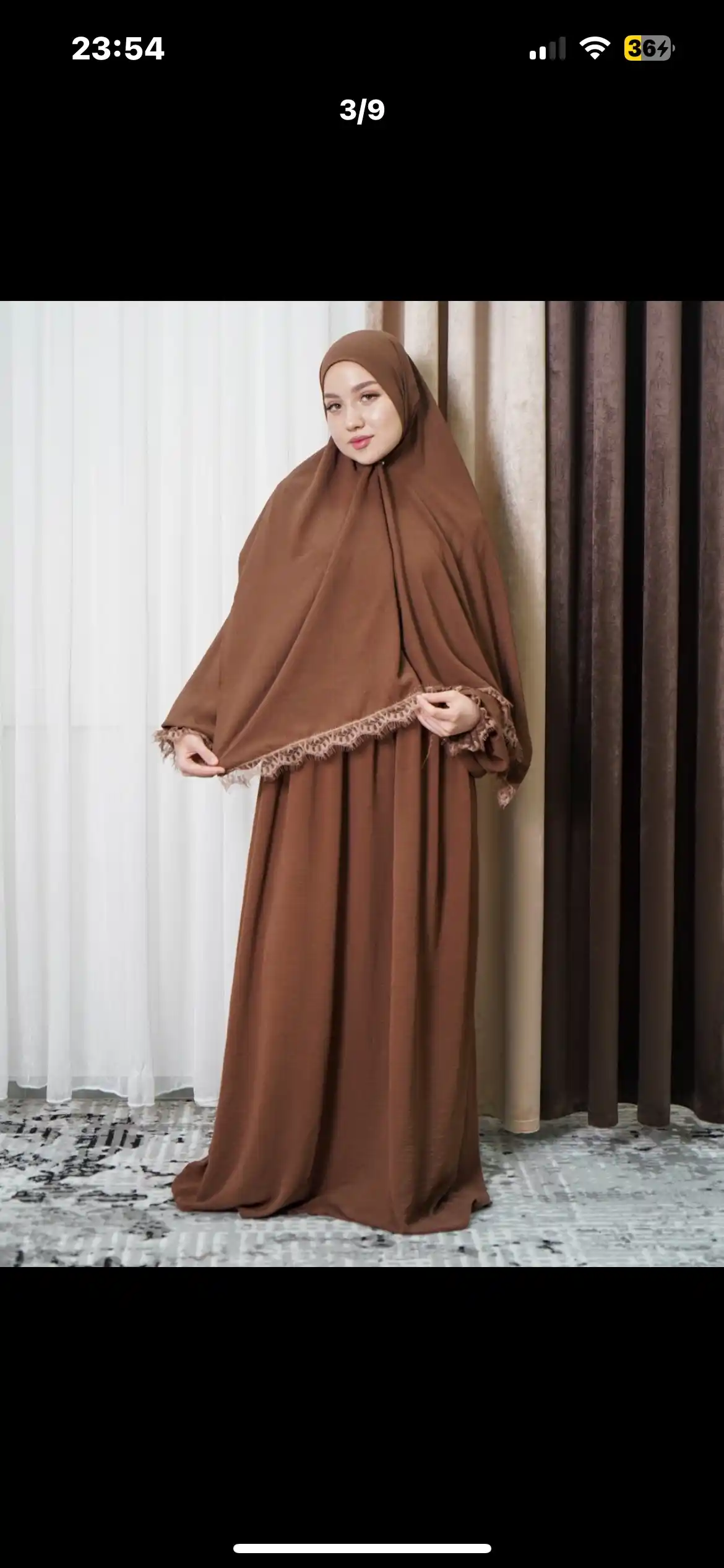 Abaya ko‘ylagi, himar, joynamoz, tasbeh, karobka va lentali sovg‘a to‘plami