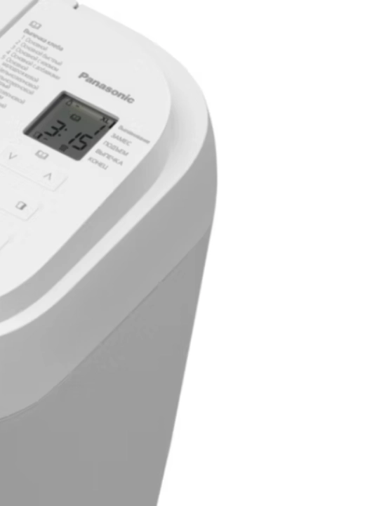 Хлебопечка Panasonic, 550 Вт, 28 шт программ, форма буханка, SD-R2520WTS