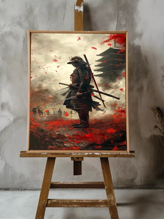 Interyer rasm ARTERY, holstga bosilgan kartina, yog‘och podramnikli poster, 40 × 50 sm
