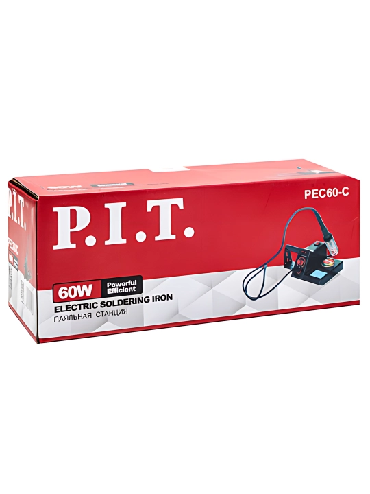 P.I.T. PEC60-C payvandlash stansiyasi, 60 Vt, haroratni sozlash funksiyasi bilan