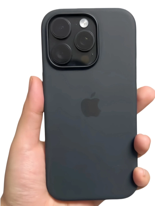 IPhone 16 Pro/Max uchun qoplamali Magsafe silikon g'ilofi