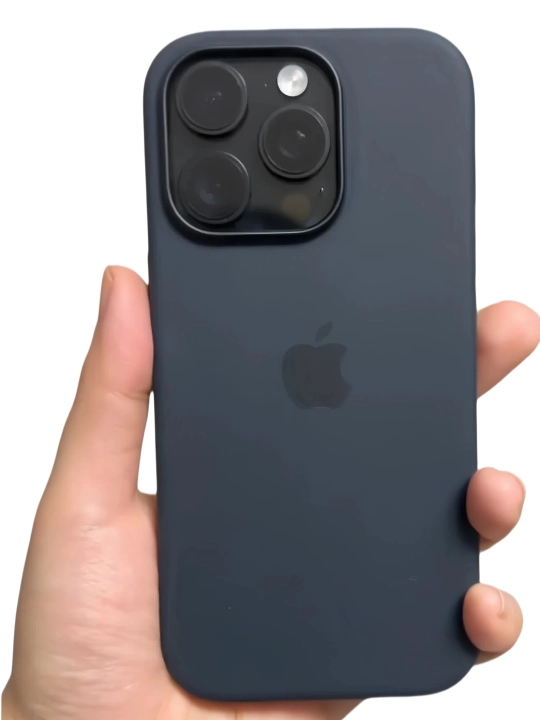 IPhone 16 Pro/Max uchun qoplamali Magsafe silikon g'ilofi