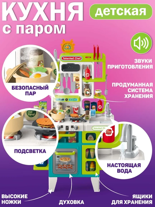 Детские игровые наборы: кухня, доктор и парикмахерская, игрушки для сюжетных и ролевых игр