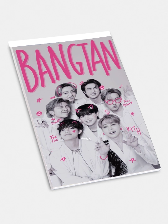 Bloknotlar BLACKPINK, BTS, K-POP A5 - 
