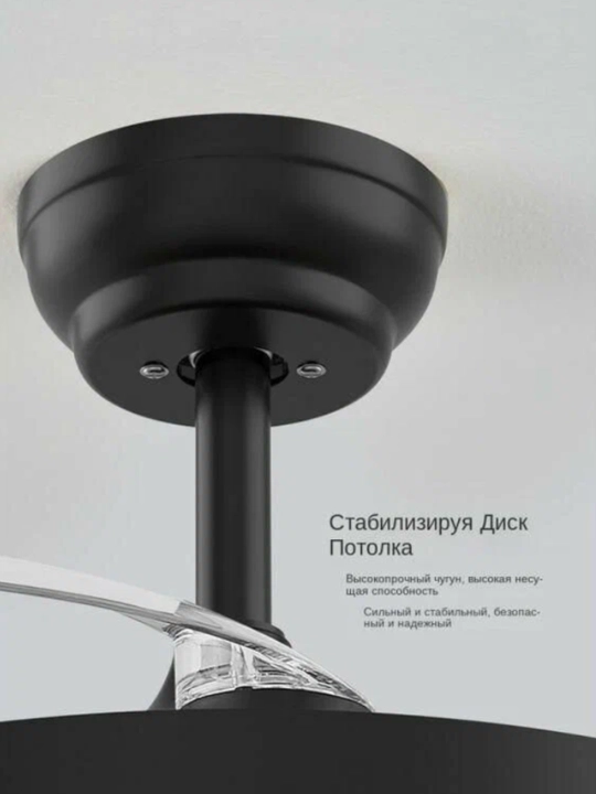 Люстра LED, подвесной вентилятор люстры, 6-миллиметровый LED