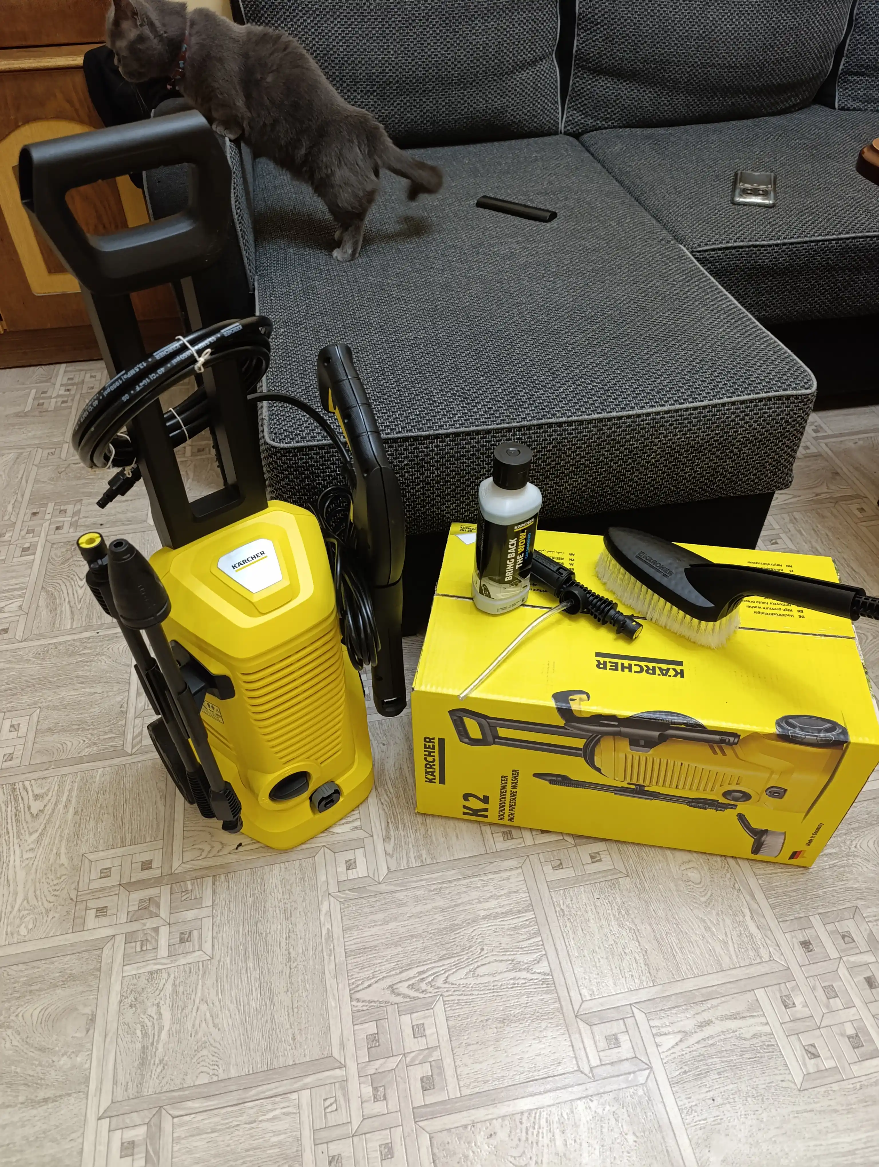 Karcher K 2 Car, мини мойка высокого давления, 1.673-533.0