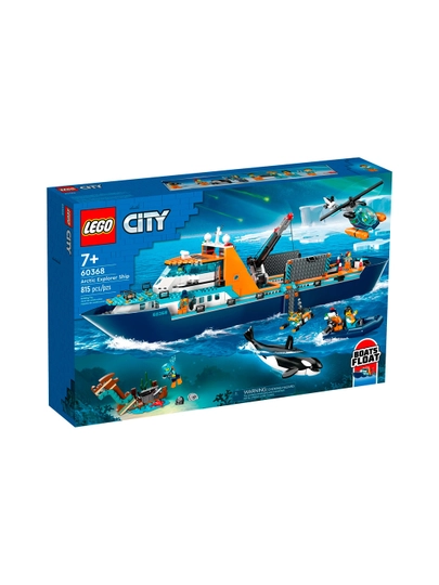 LEGO City 60368 «Арктический исследовательский корабль» (815 деталей) — KASPI-60368