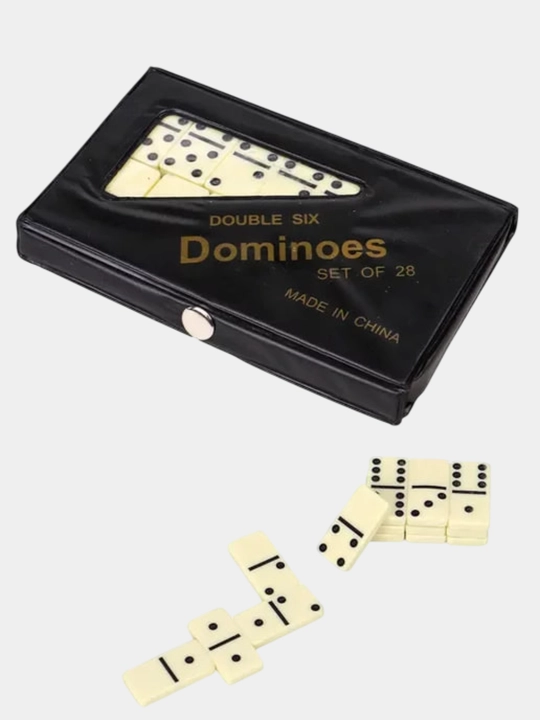 Domino stol o'yini, klassik o'yin, kattalar va bolalar uchun