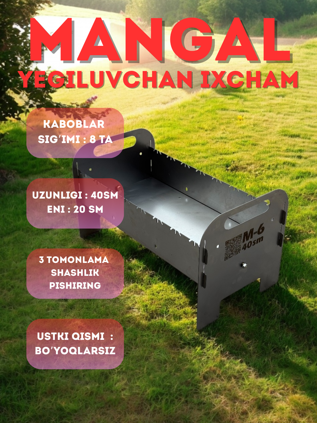 Universal mangal M-6 yeg’iluvchan - 