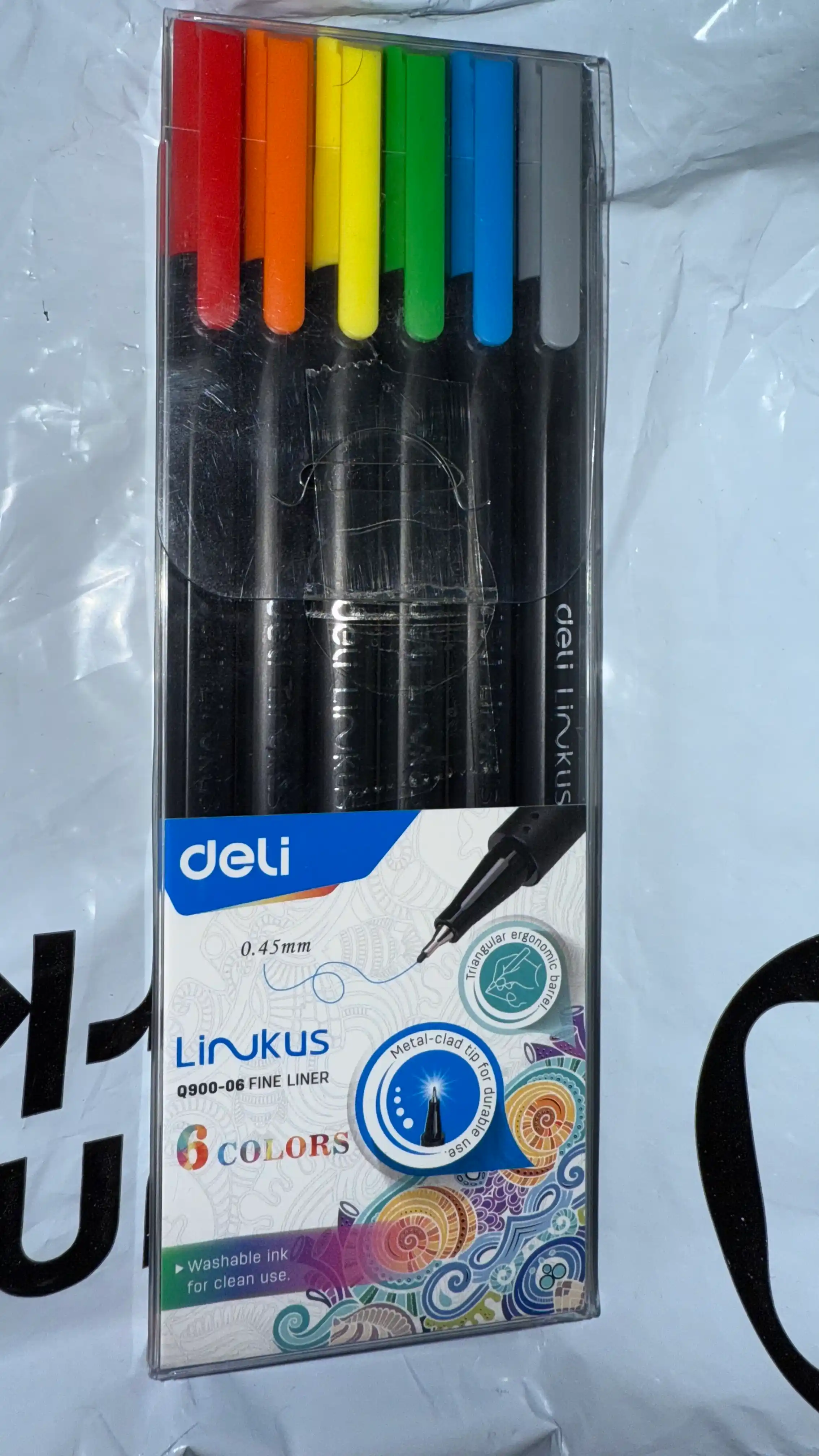 Ручка Fineliner Deli EQ900-06