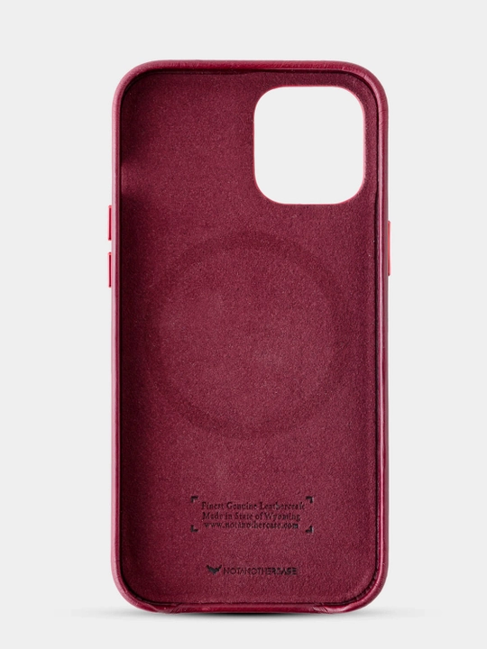 iPhone 12/12 Pro, karta uyasi bilan 12 Pro Max uchun charm g'ilof