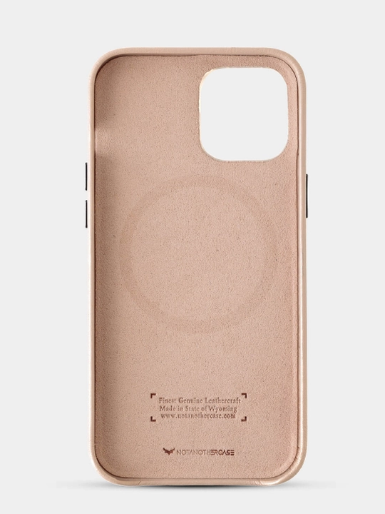 iPhone 12/12 Pro, karta uyasi bilan 12 Pro Max uchun charm g'ilof