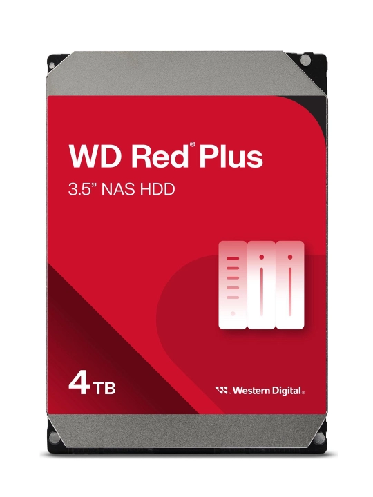Жесткий диск WD Red Plus 4TB, 8TB, 10TB, 12TB - 3.5"  SATA 6Gb/s, для NAS BOX