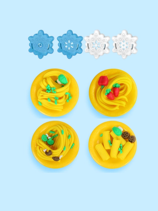 Play-Doh yumshoq plastilin to'plami muzlatilgan, shirinliklarni modellashtirish to'plami