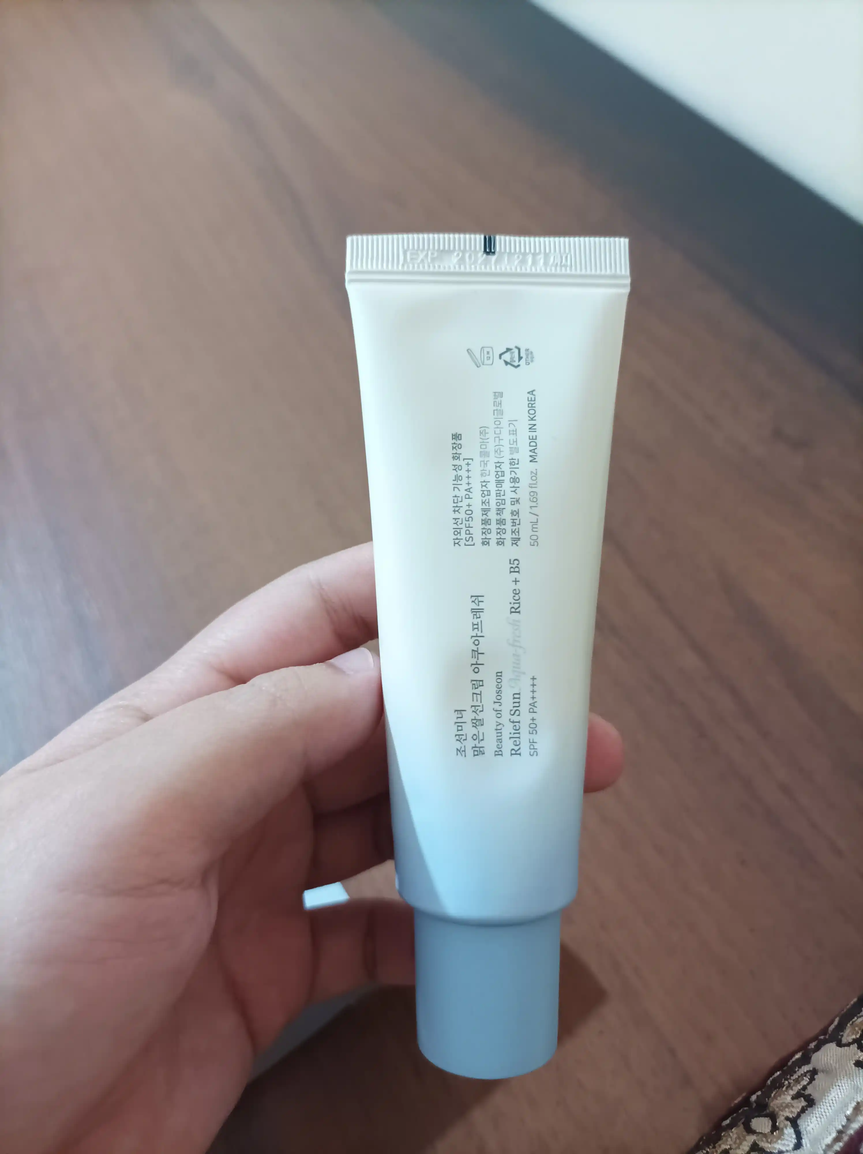 Лёгкий солнцезащитный крем с пантенолом Beauty of Joseon Relief Sun Aqua-fresh Rice+B5 SPF50+ PA++++